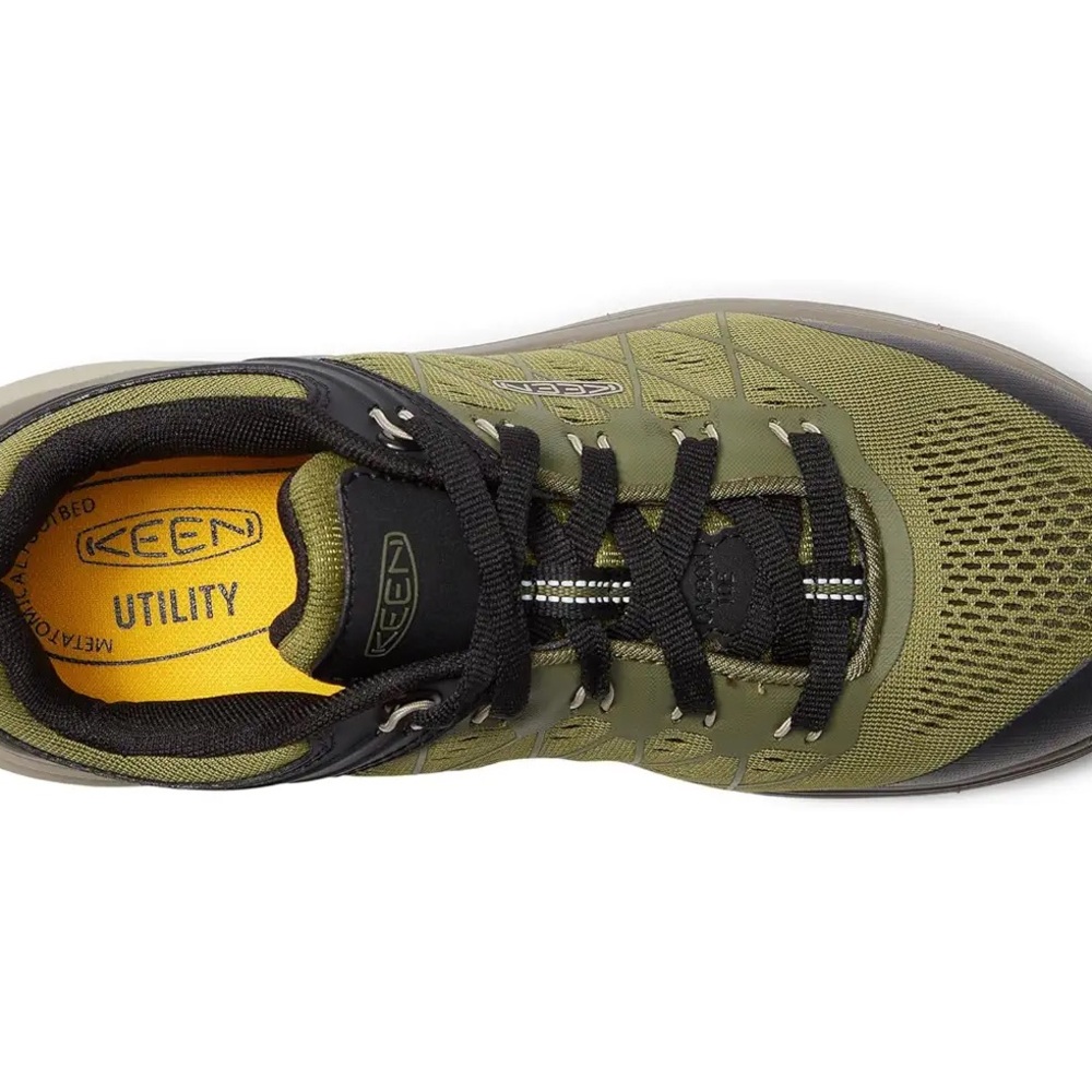 Keen Vista Energy Safety Toe Shoe - Women’s 9 Wide - Olive/Black NIB - Picture 3 of 10
